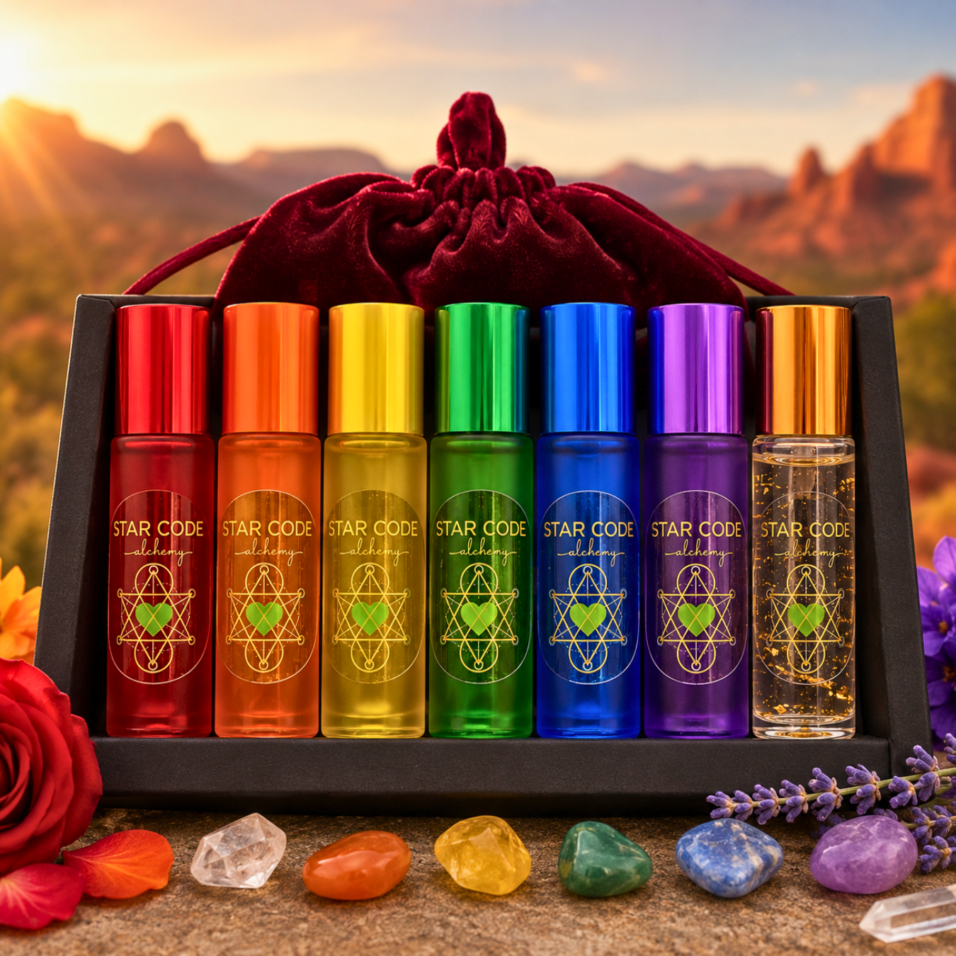 7 CHAKRA CRYSTALLINE COLLECTION