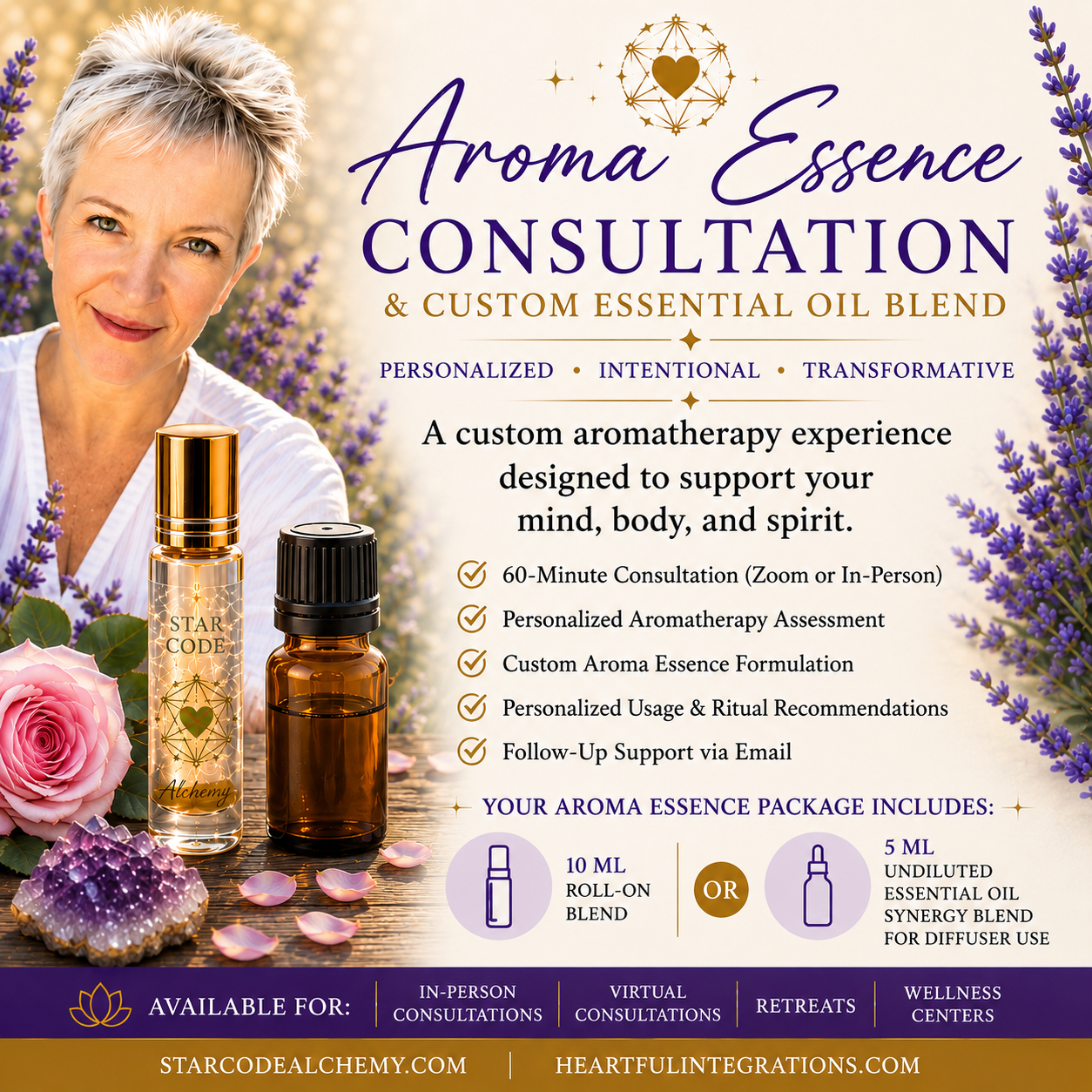 AROMA ESSENCE CONSULTATION + CUSTOM BLEND