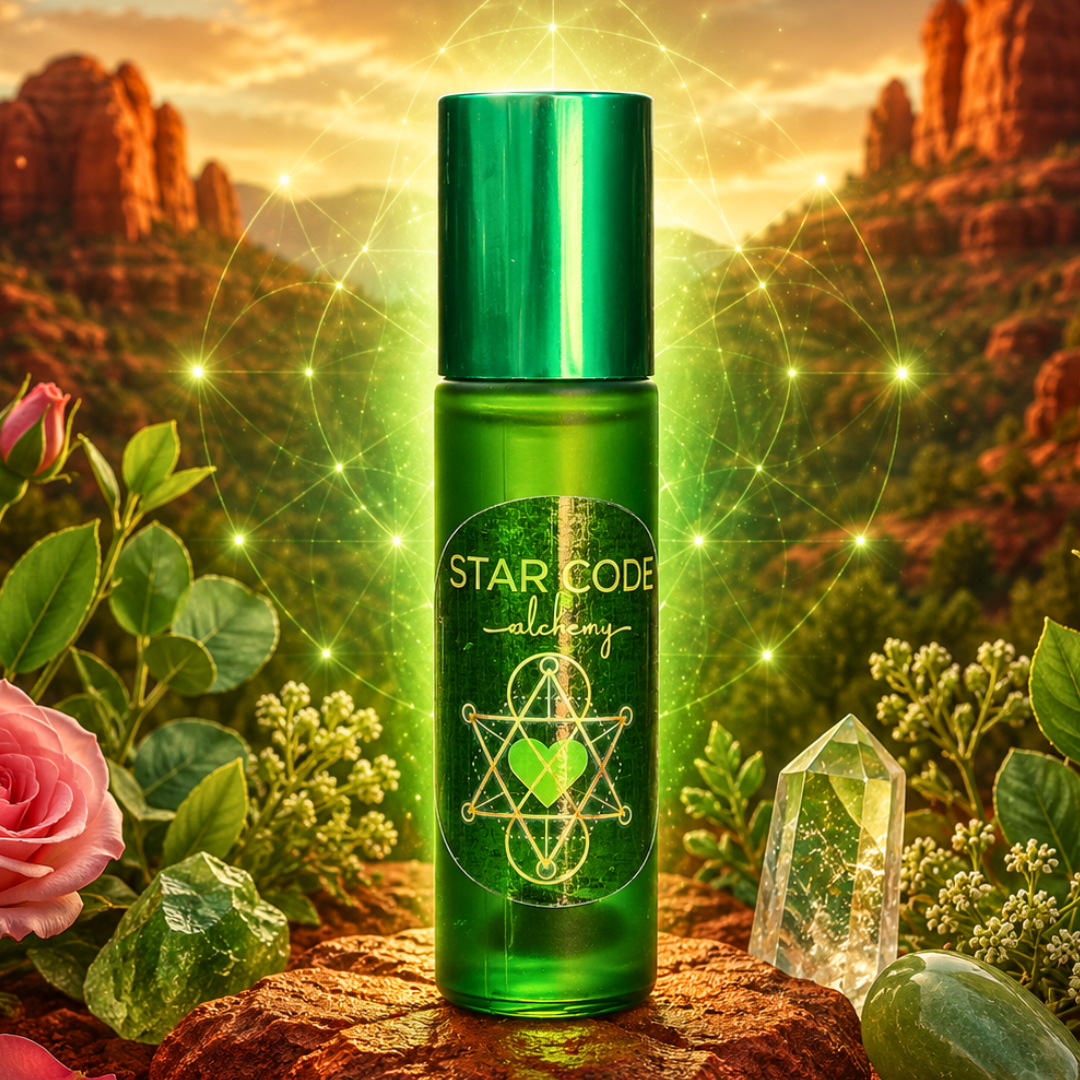 HEART (4th) CHAKRA Essential Oil Roll On: Love & Attract