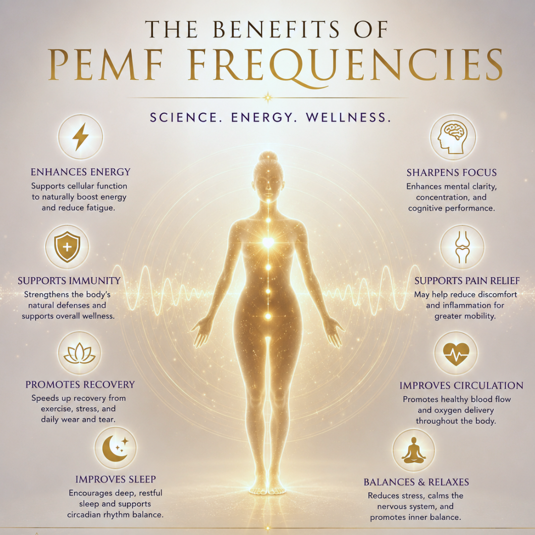 PEMF frequency therapy benefits — Team Light STAR CODE Alchemy Sedona