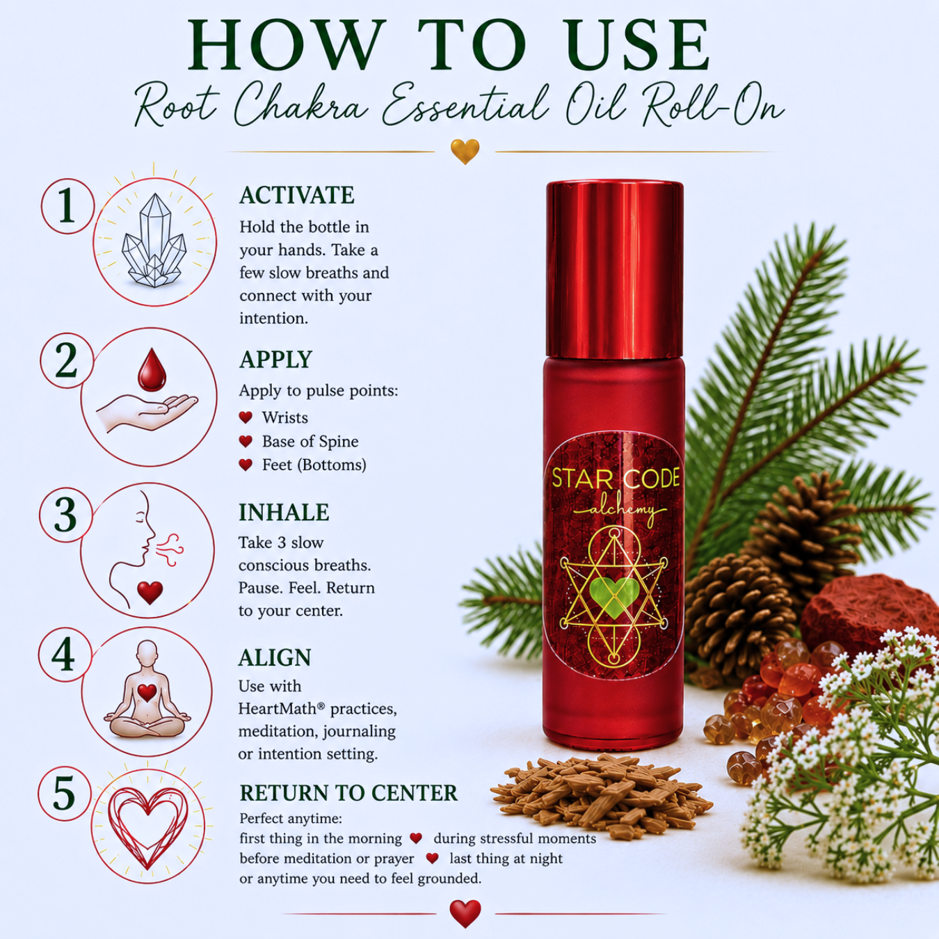  Root Chakra essential oil roll-on how to use — STAR CODE Alchemy