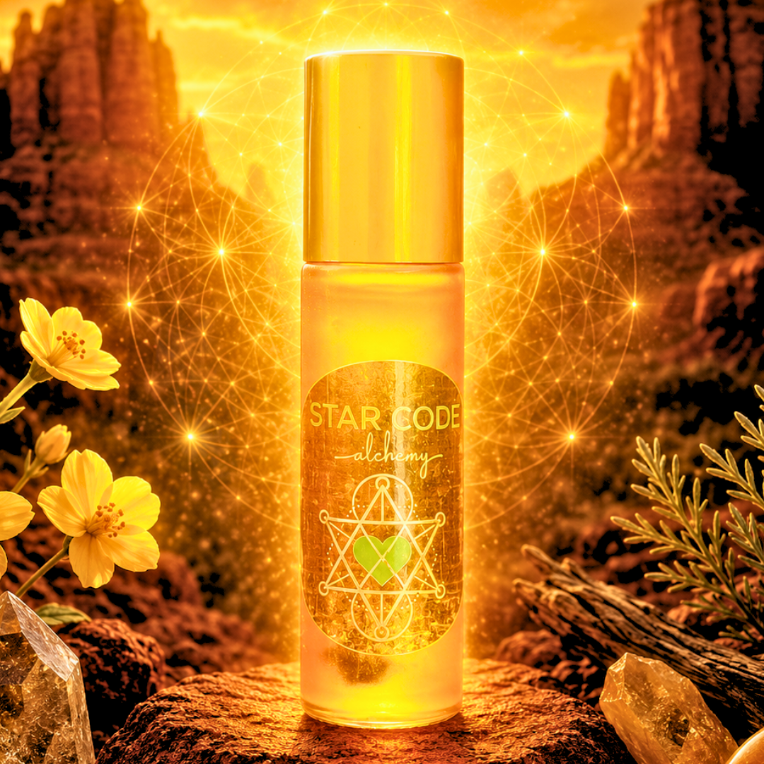 Solar Plexus Chakra essential oil roll-on — STAR CODE Alchemy Sedona