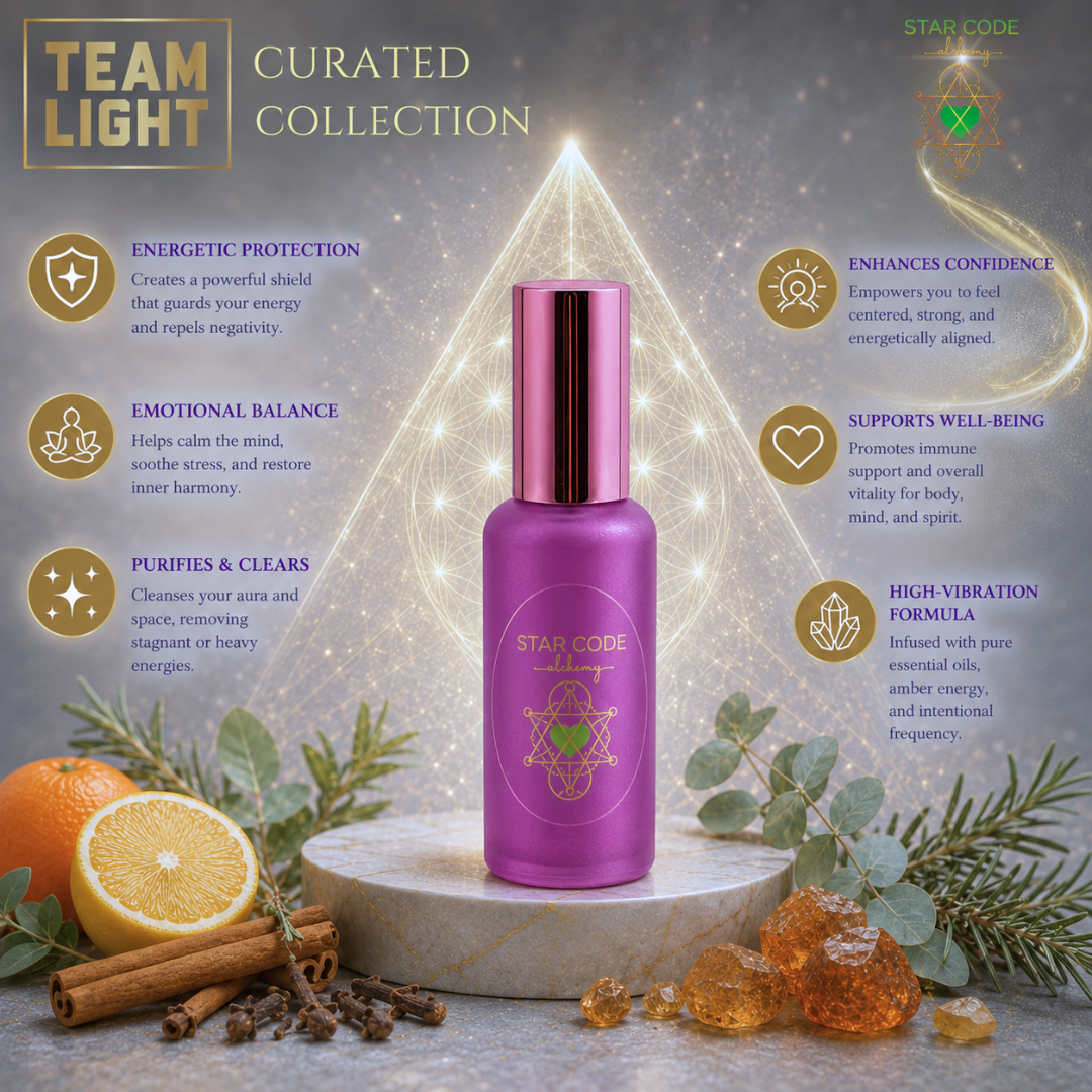 Team Light Angelic Shield botanical mist benefits — STAR CODE Alchemy Sedona